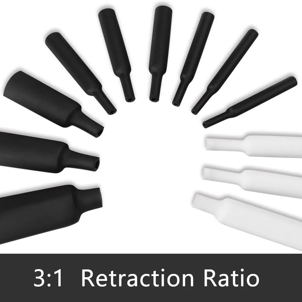 

Heat Air Gun and 320PCS Polyolefin Heat Shrink Tube Assorted Insulation Shrinkable Tube 3:1 Wire Cable Sleeve Kit