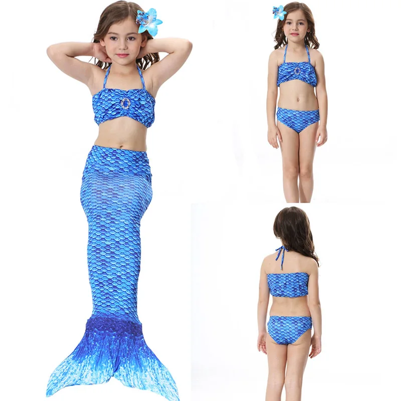 Горячая Распродажа новинка 2020 купальный костюм русалки с хвостами для девочек