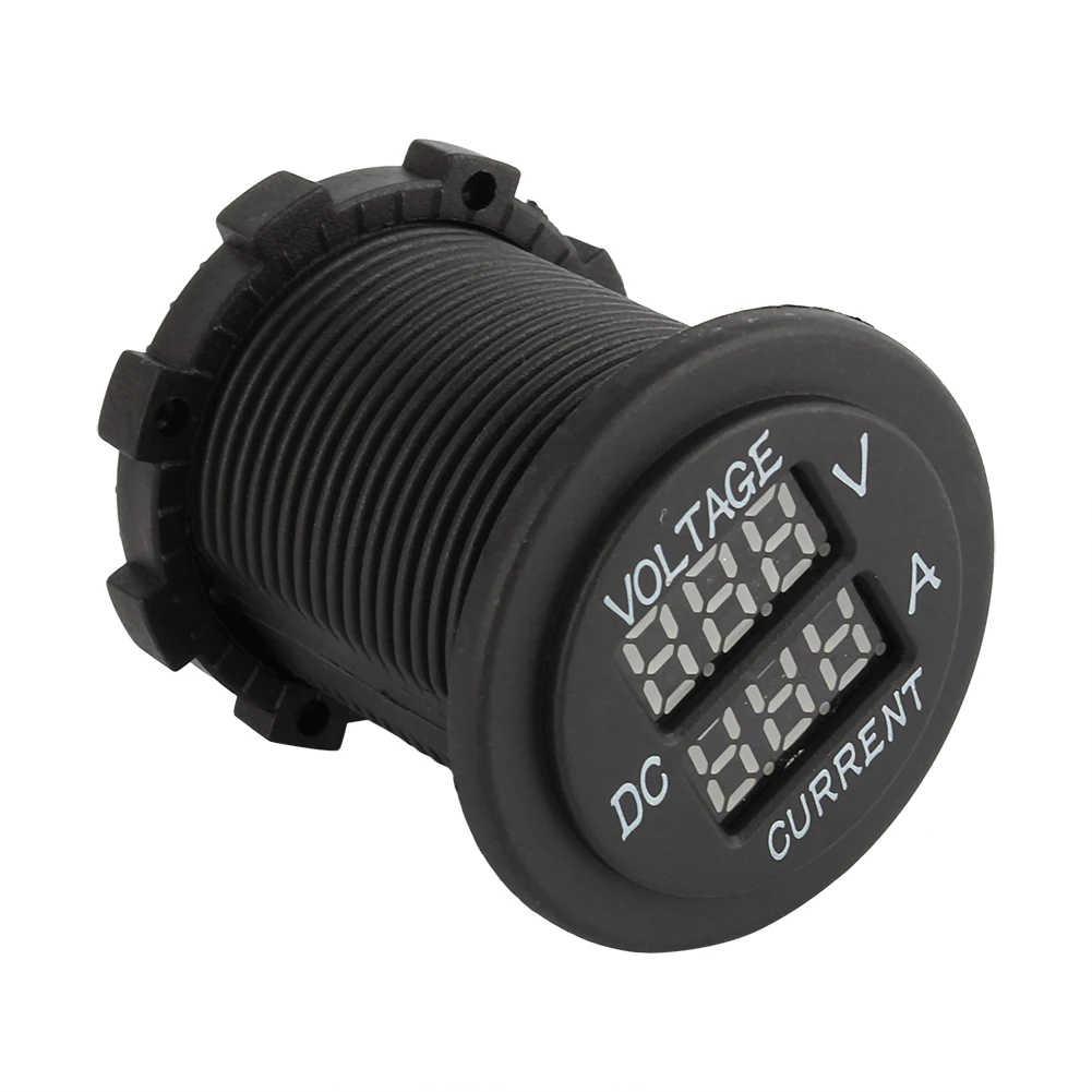 Автомобильный мотоцикл DC 12 24 в двухслойный дисплей красный светодиодный