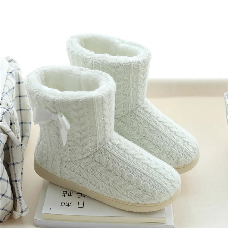 

Newly Women Winter Warm Ankle Boots Indoor Plush Slipper Boots Cozy Home Shoes m99