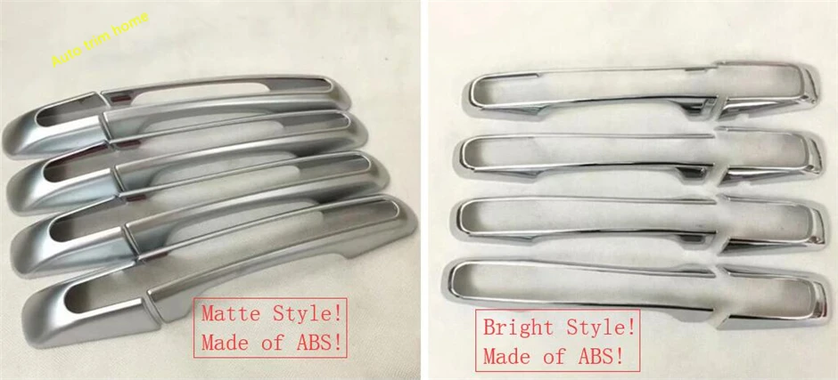 Lapetus Side Door Pull Handle Protection Cap Cover Trim 8 Pcs / 2 Model For Jaguar XF 2016 2017 2018 ABS Auto Accessories | Автомобили и