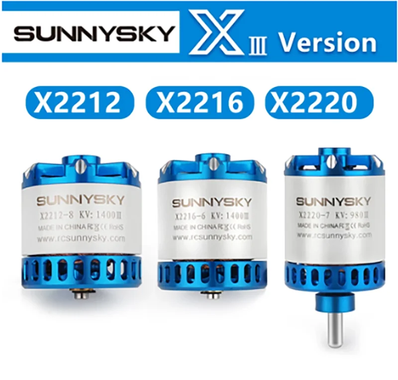 SUNNYSKY X2212-III X2216-III 880KV 950KV 980KV 1100KV 1150KV 1250KV 1400KV 2200KV motor for RC | Игрушки и хобби