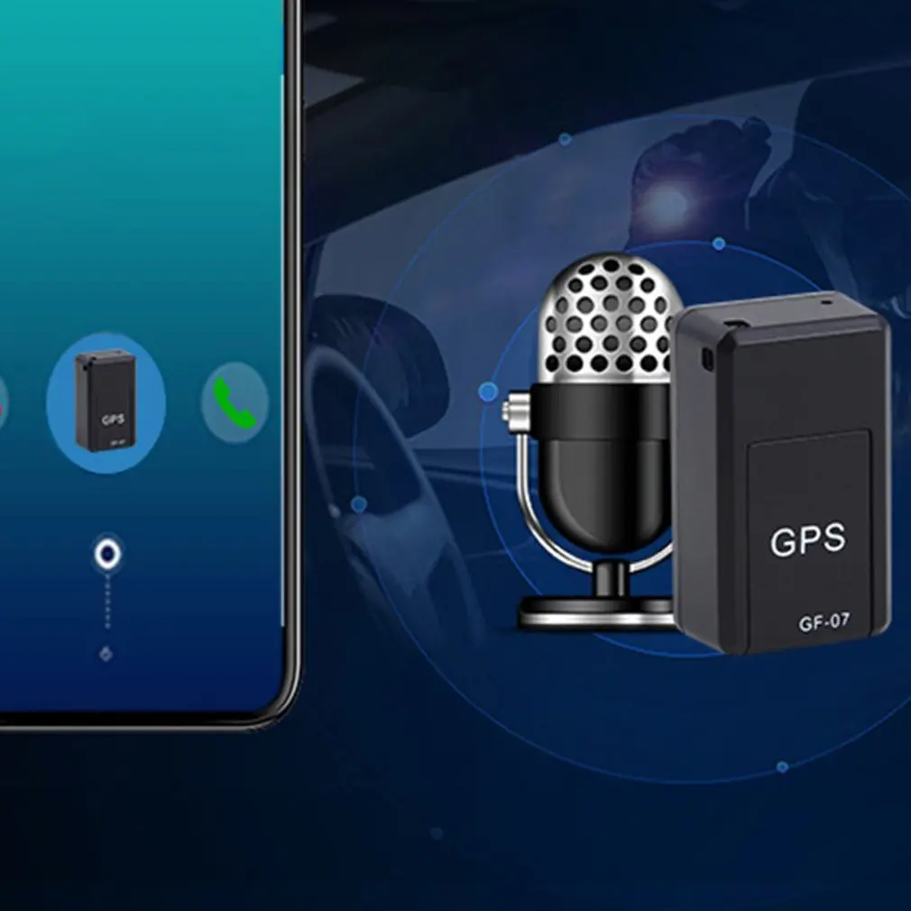 GF07 магнитный мини автомобильный трекер GPS в режиме реального времени локатор для