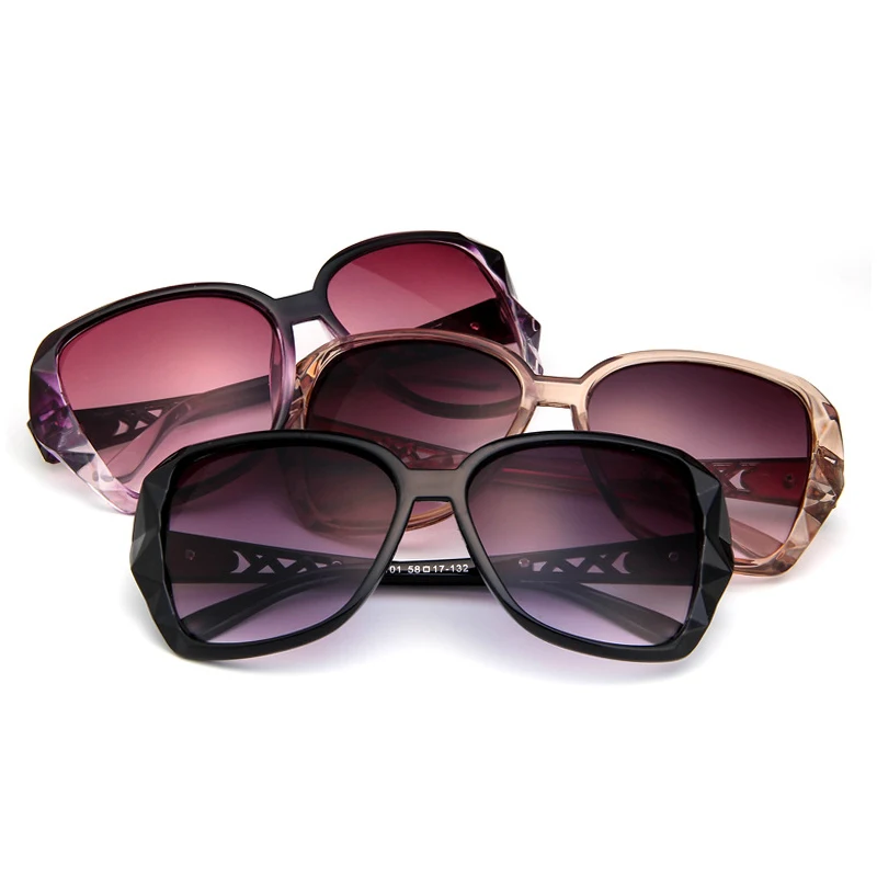 

Fashion Square Sunglasses Women Luxury Brand Big Purple Sun Glasses Female Mirror Shades Ladies Oculos De Sol Feminino