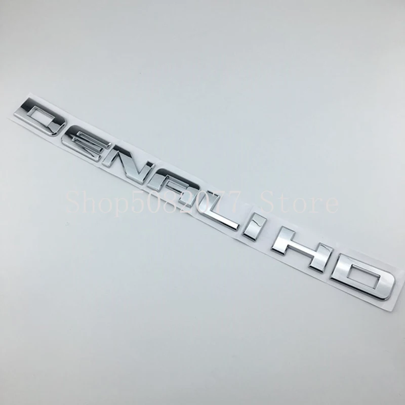 Эмблема с буквами для Chevrolet DENALI HD GMC пикапа грузовика автостайлинг буква значок