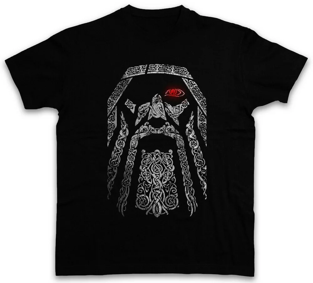 ODHIN футболка IV Valhalla в стиле норвежских викингов Odhin Odin Thor german Norse God хлопковая