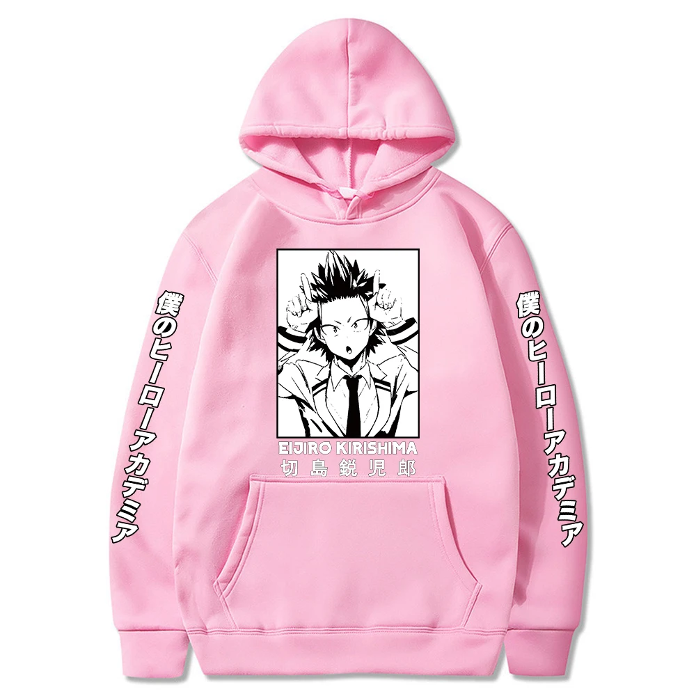 

Harajuku Hoodie My Hero Academia Kirishima Eijiro Printed Men/women Hoodie Long Sleeve Sweatshirt