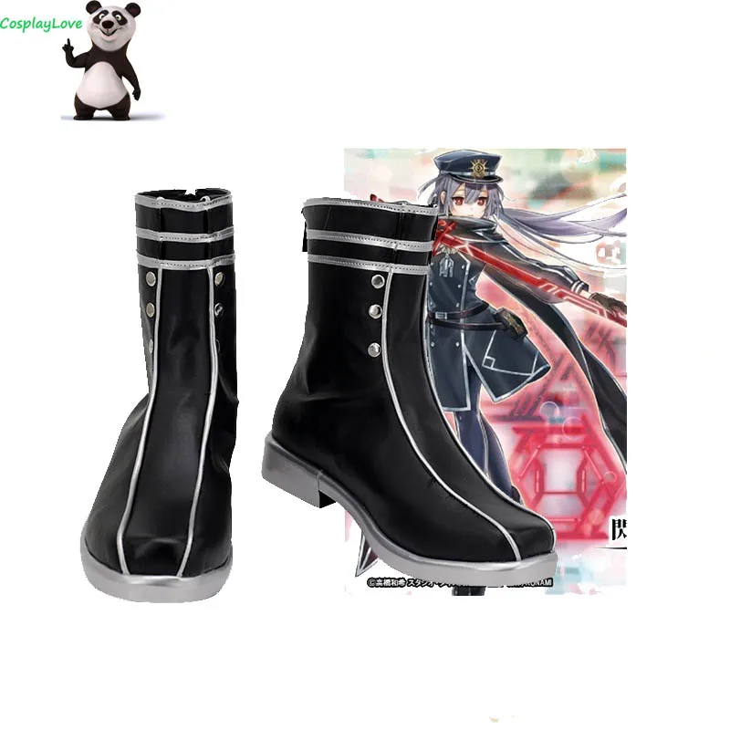 

CosplayLove Yu-Gi-Oh! Sky Striker Ace Black Cosplay Shoes Long Boots Leather Hand Custom Made For Christmas Halloween