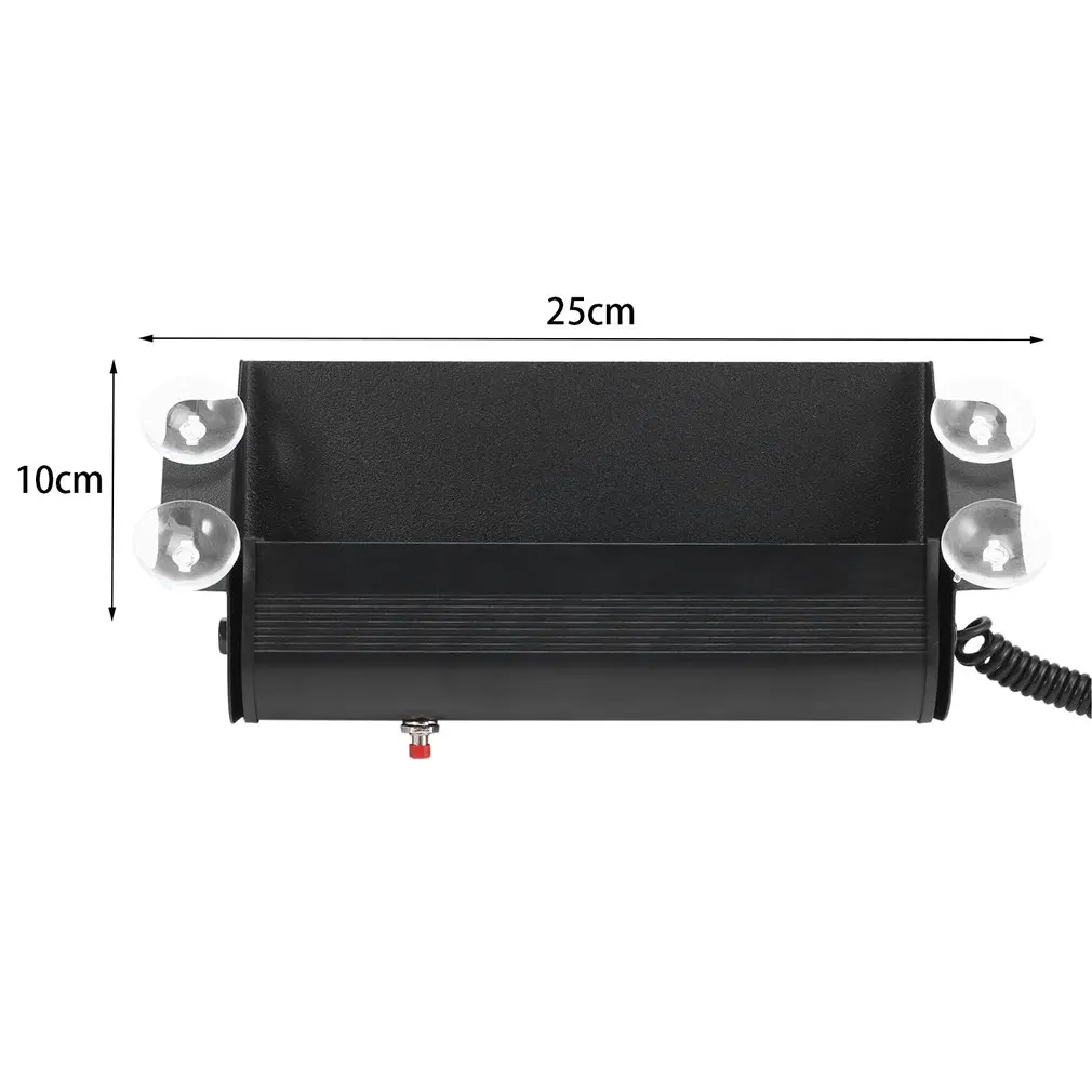 

1PC 4 Colors LED DC12V 8 LED Emergency Vehicle Car Strobe Flash Light Warning Light Hot Selling