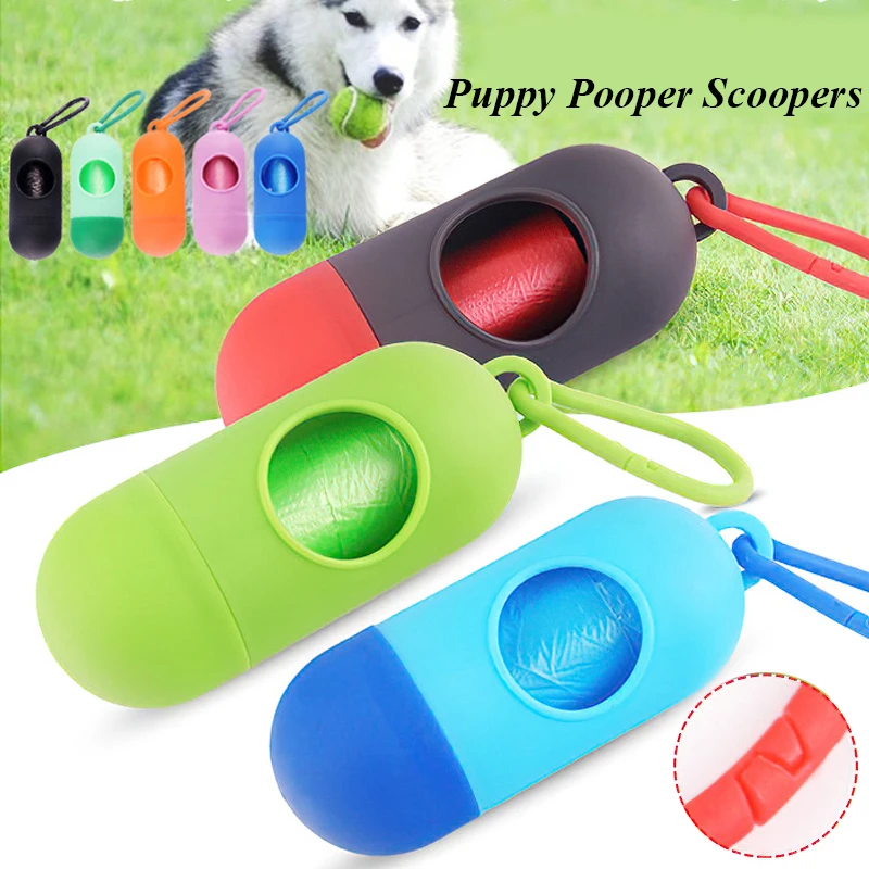 

Pet Cat Dog Poop Bag Case Box Waste Refill Garbage Storage Dispenser Dog Poop Bag Holder Practical Pets Clean Accessories