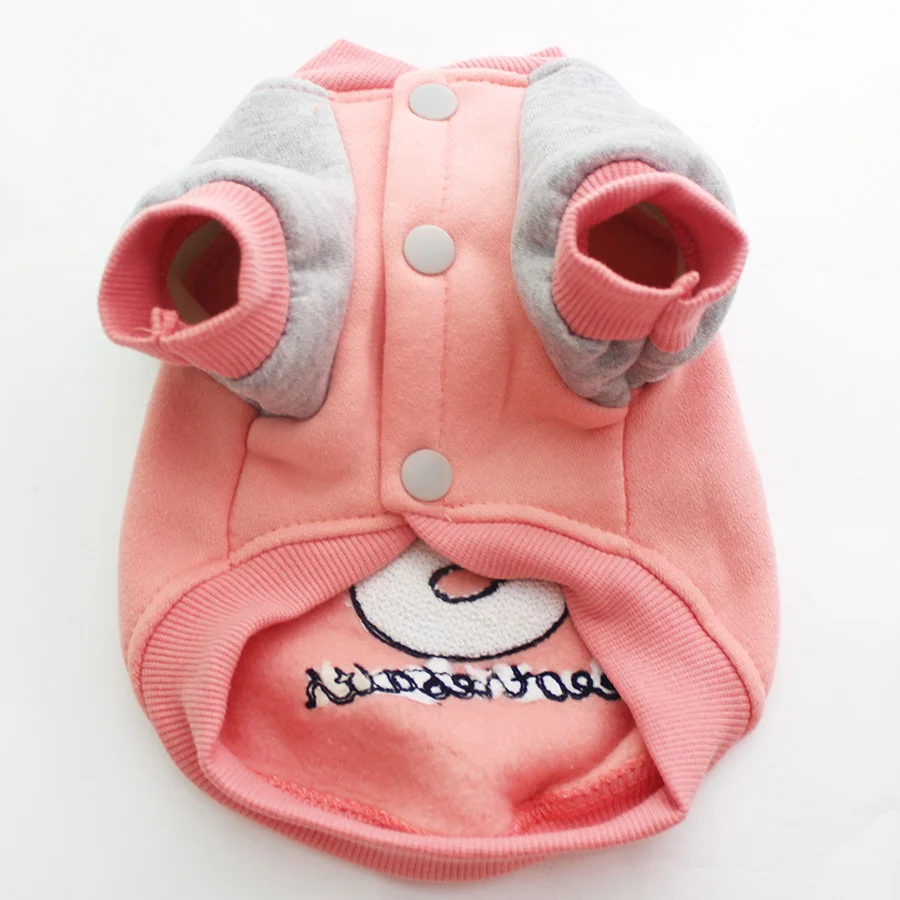 Куртка с капюшоном для собак и кошек свитер питомцев куртка щенков осенне зимняя