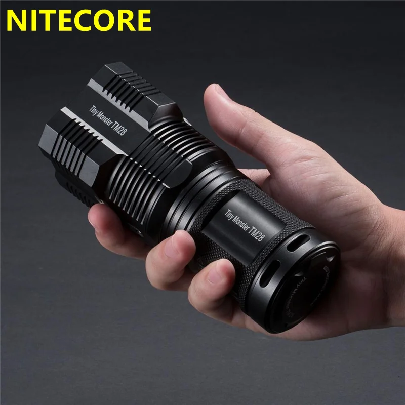 Скидка 100% Оригинальный перезаряжаемый фонарик NITECORE TM28, 6000 люмен, диапазон 655 м, 107200, мощфонарь фонарик для наружного освещения Скидка 100% Оригинальный перезаряжаемый фонарик NITECORE TM28, 6000 люмен, диапазон 655 м, 107200, мощфонарь фонарик для наружного освещения