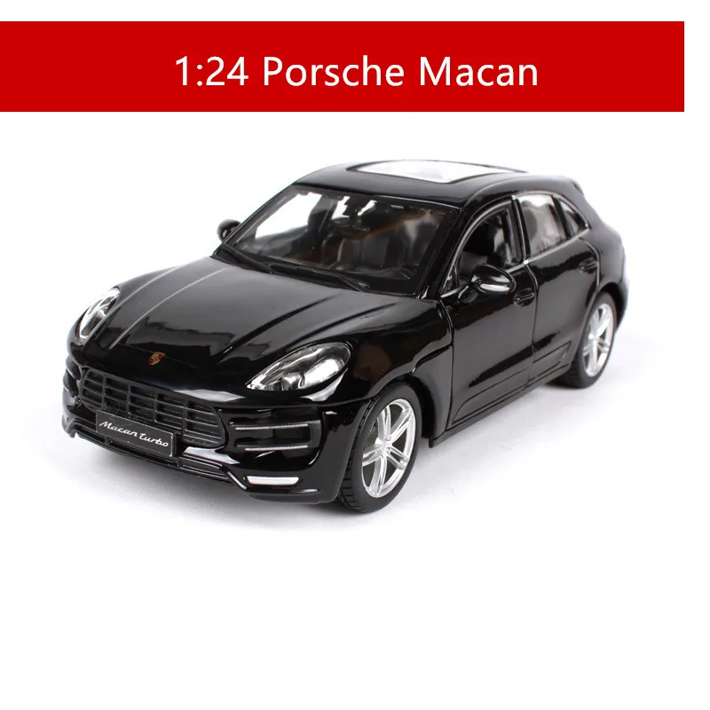 MACAN Bburago 1:24 Porsche Macan alloy car model simulation car decoration collection gift toy - Цвет: MACAN