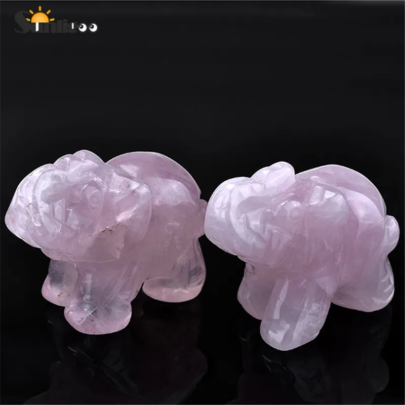 Sunligoo 1x мини опал тигровый глаз слон натуральный камень резная Фигурка 1 5 дюймов