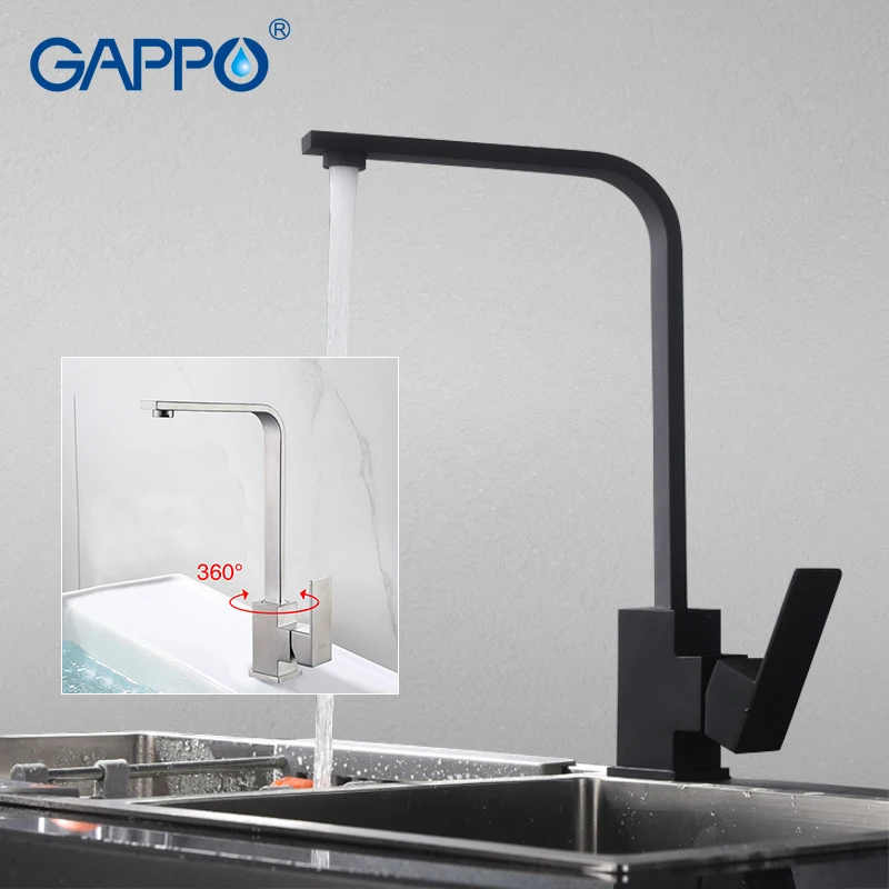 GAPPO кухонные краны из нержавеющей стали мойка смеситель для воды кухни на палубе |