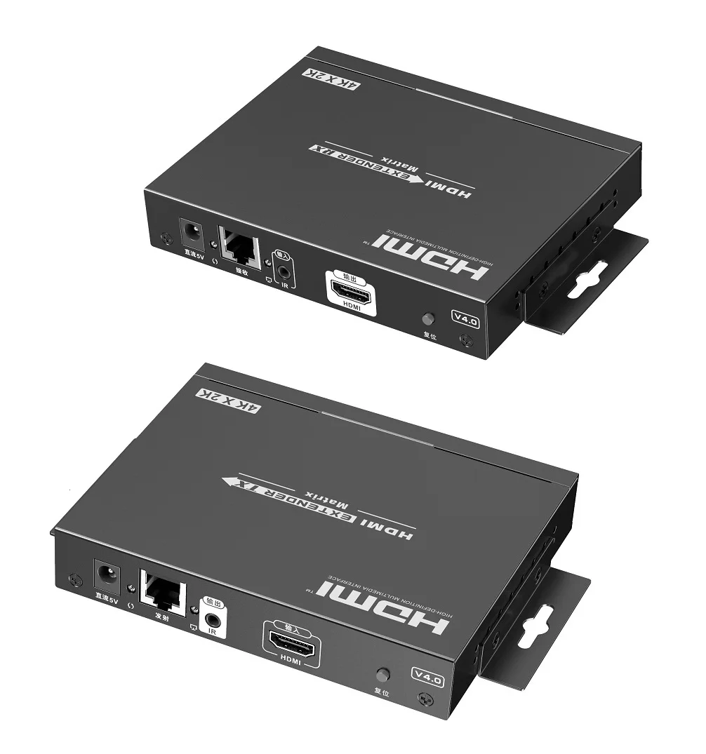 LKV683Matrix-4.0 HDMI-compatible 4K*2K@30Hz Network Extender Converter with IR Over LAN RJ45 CAT5/5E/6 HDCP Compatible | Электроника