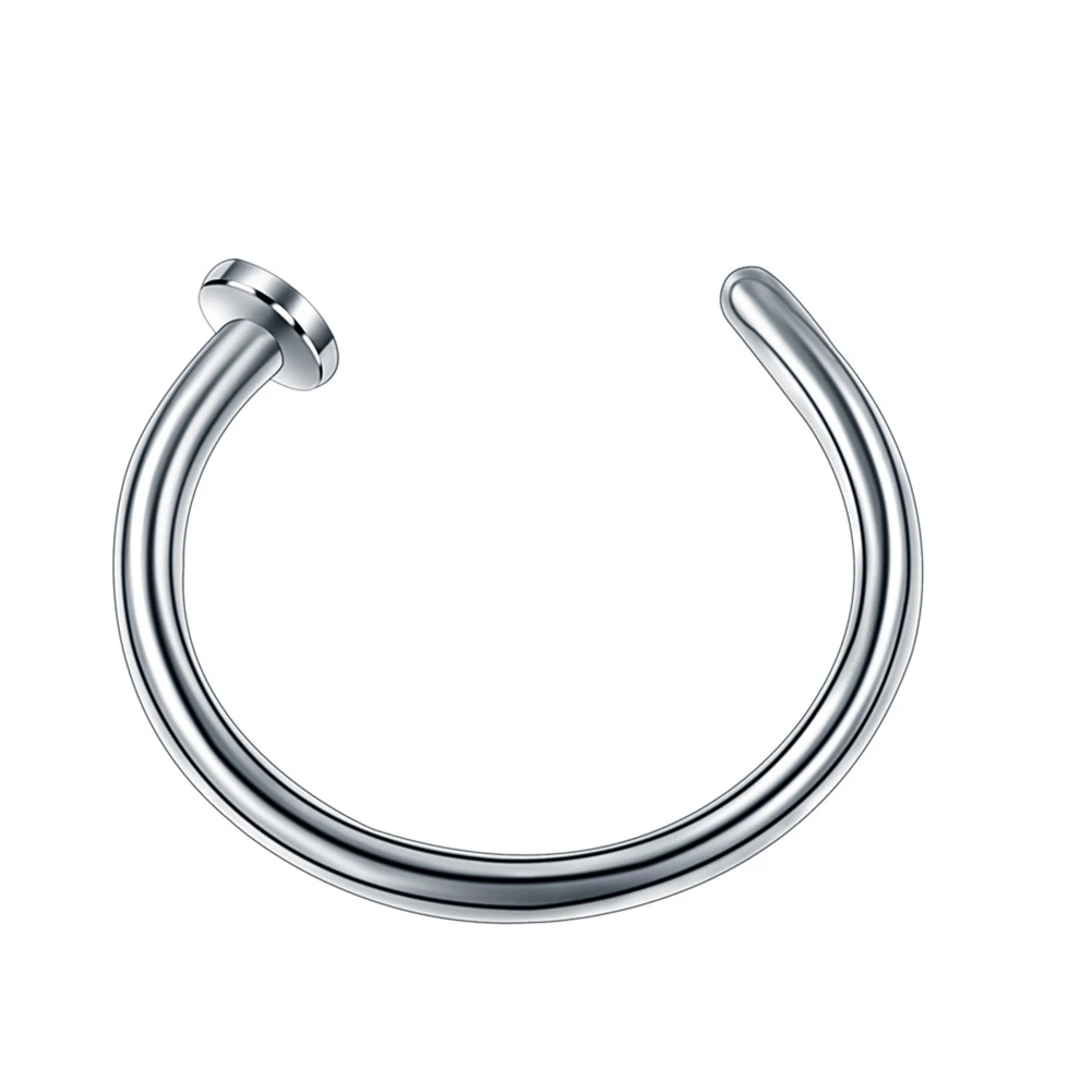 

2021 New Arrival 6/8/10mm Stainless Steel Spike Circular Barbell Horseshoe Lip Nose Piercing Septum Ring Helix Cartilage Earring