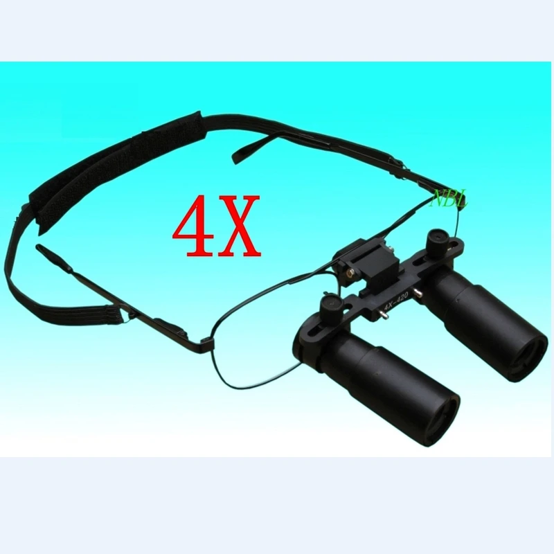 

4X Headband Dental Magnifier Surgical Medical Dental Loupes Dental Glasses For Dentist Dentistry 1 Year Warranty Free Shipping