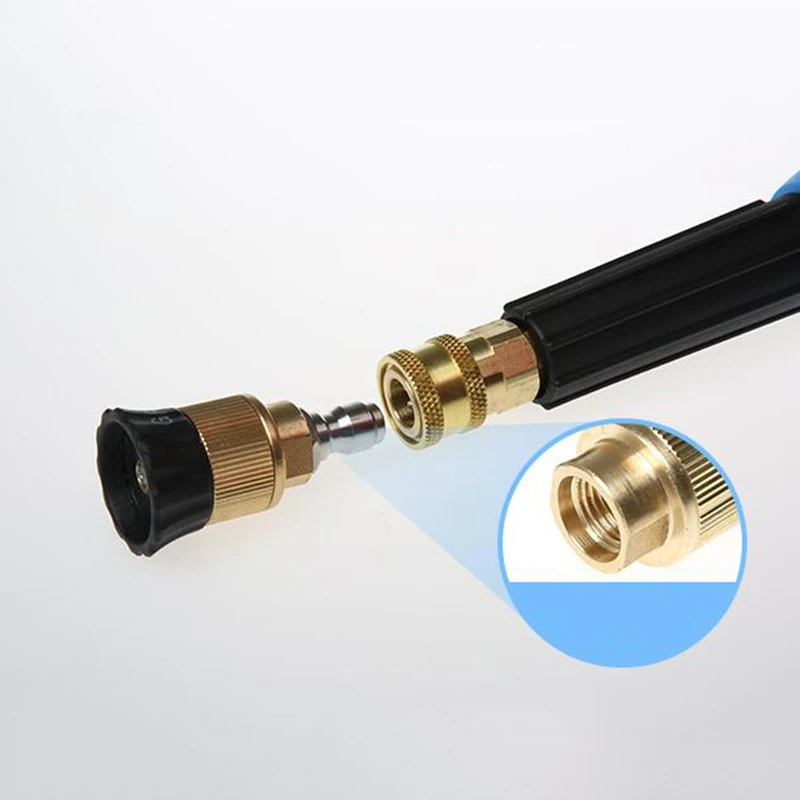 

Car Washer Quick Release Connector 1/4 Plug Adapters Fittings Washing Cleaning
