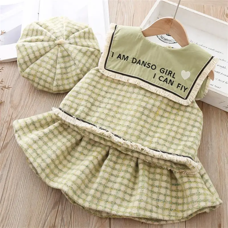 Детский костюм на весну и осень Новая Милая юбка в Корейском стиле с кукольным