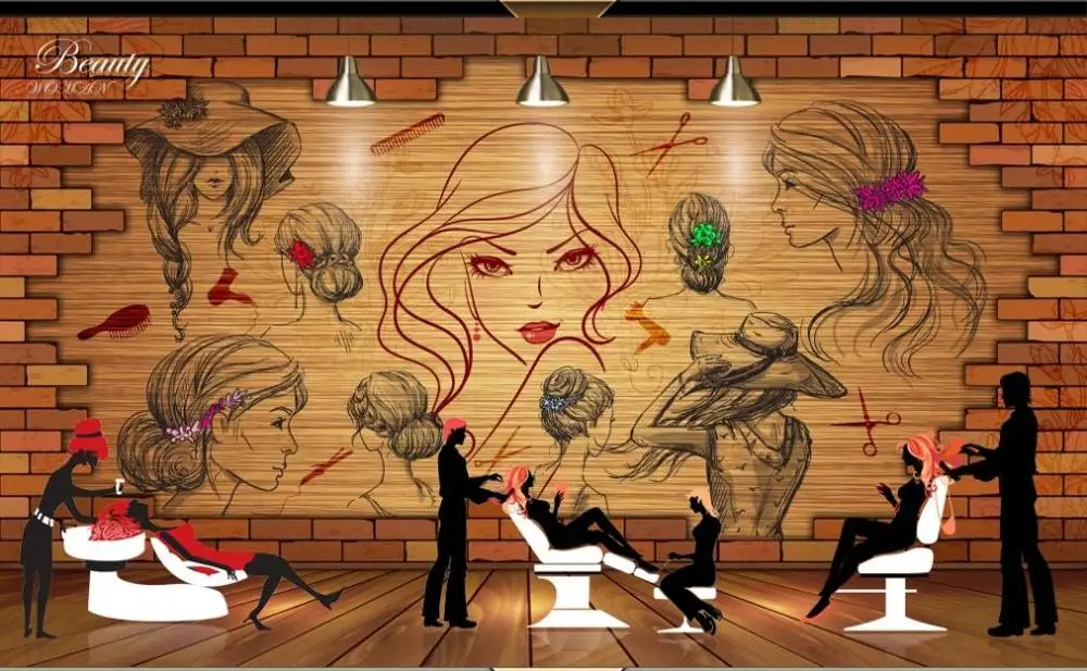 Пользовательские фото Настенные обои 3d тренд Ретро Европейский и американский