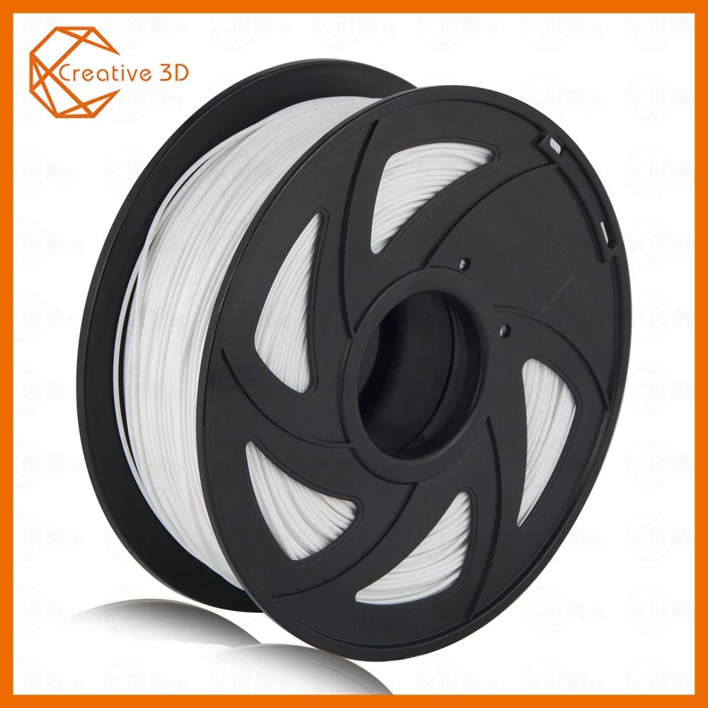 PLA white 3D нити PLA опционально 1,75 мм 1 кг пластиковые резиновые расходные материалы материал Различные цвета нити для 3d принтера - Цвет: PLA white