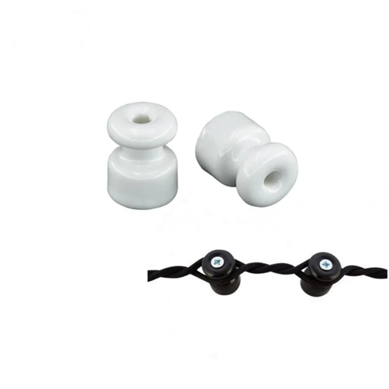 5 шт. Керамический Настенный изолятор электрический провод Соединительный
