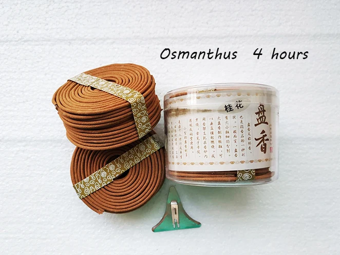 osmanthus 48 шт./кор. натуральный катушки Ладан ароматерапия аромат в помещении индийские буддийские сандаловое дерево Ладан без Кадило - Аромат: osmanthus