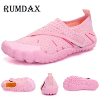 rumdax kids quick dry aqua water shoes breathable wading shoes upstream non slip outdoor sports wearproof beach barefoot sneaker