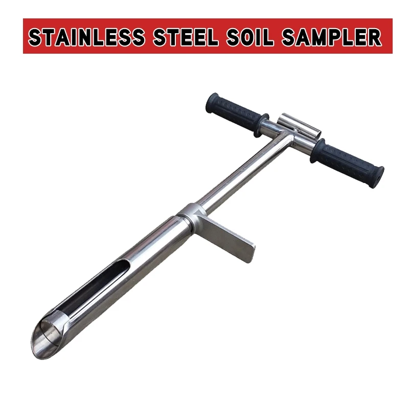 Пробоотборник почвы из нержавеющей стали с ножной педалью и весами садовые