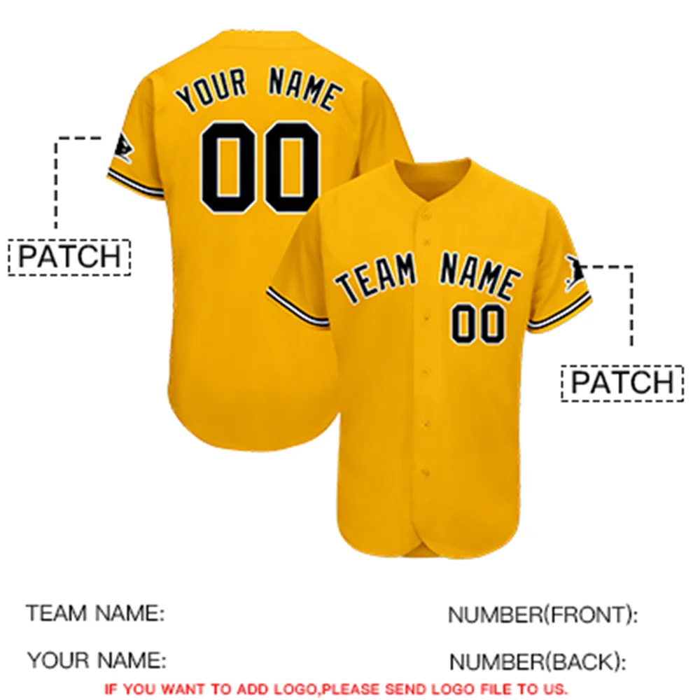 Custom Baseball Jersey Design Sewing Your Sport Shirts Personalized Team Uniform Softball Game Training Shirt For Men/Children