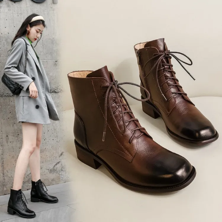 bottes cuir femme taille 43