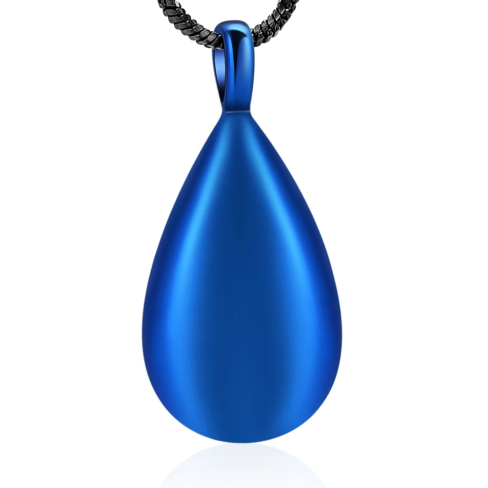 Подвеска для кремации урна золы КАПЛЕВИДНАЯ ожерелье с кулоном любимого