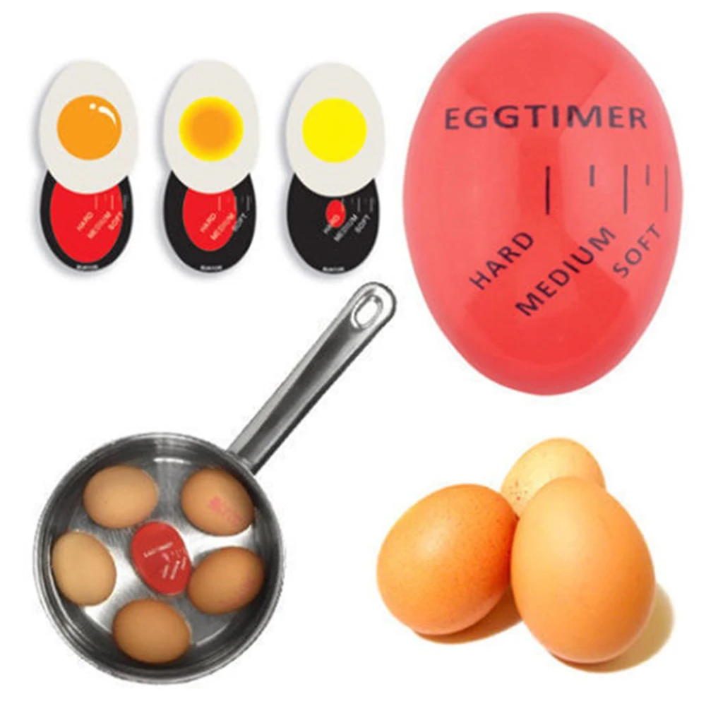 

Таймер для варки яиц идеально Цвет таймер с изменяющимся Yummy мягкий яйца всмятку и вкрутую Пособия по кулинарии Кухня eco-friendly для яиц из смол...