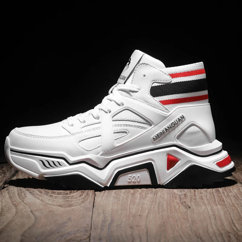 

Winter shoes men's high-top sports shoes flat men's high-quality fashion shoes non-slip zapatillas hombre warm men casual shoes