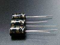20pcs elna rbd 16v100uf 8x11 5mm black non polar 100uf 16v audio electrolytic capacitor ce bp 100uf16v bp 16v 100uf