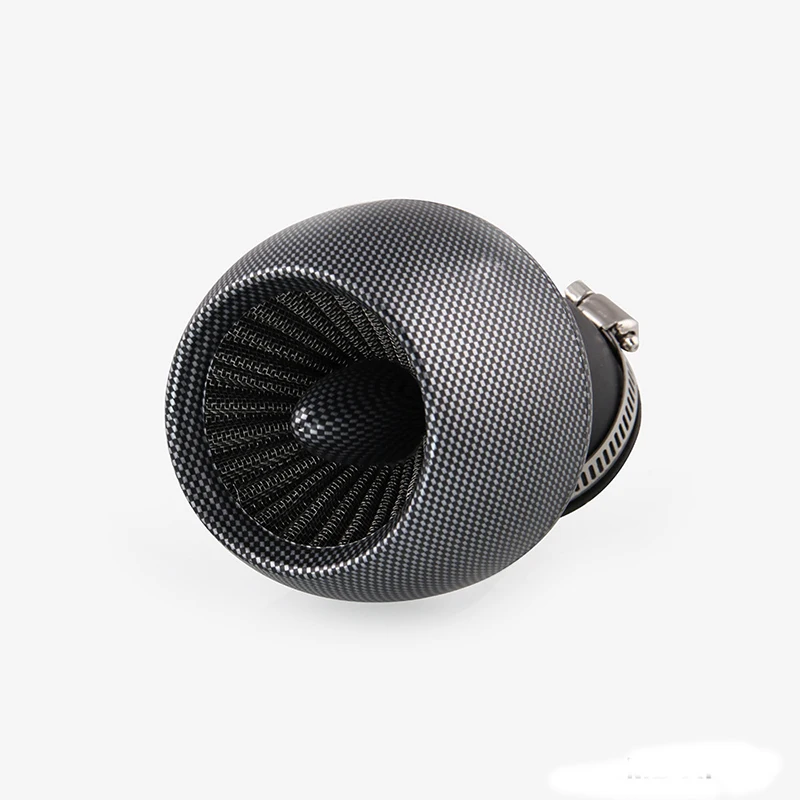 

28mm/35mm/45mm/48mm Universal Motorcycle Air Filter Carbon Fiber For 150cc 250cc ATV Quad Moped Scooter Go Kart