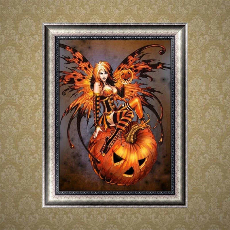 Алмазная вышивка 5D на Хэллоуин сделай сам крестиком рукоделие украшение для дома