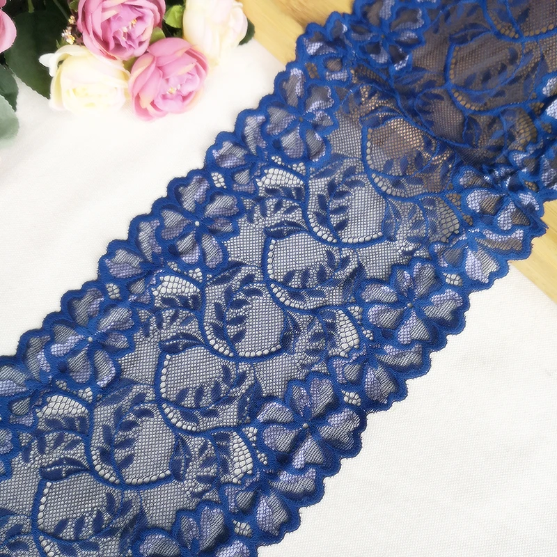 5 ярдов цветная эластичная кружевная ткань аксессуары ручной работы для
