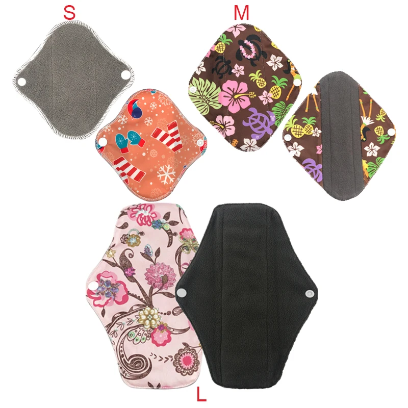 1 2 шт. женские тканевые прокладки моющиеся многоразовые хлопковые менструальные