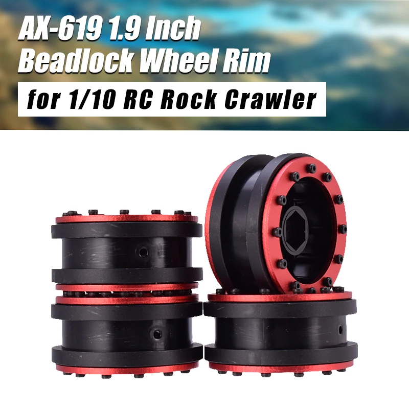 Ступица Beadlock Austarhobby 1 9 дюйма для 1/10 Rock Crawler Axial Scx10 90046 D90 D110 Traxxas Trx 4 колесо шт Ax
