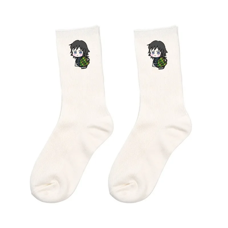 

Socks Women Demon Slayer Woman Sock Cotton Happy Colorful Standard High Sox High Quality Ladies Spring Autumn Trendy Lady Meias
