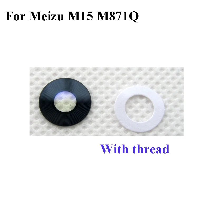 

2PCS High quality For Meizu M15 M871Q meizuM15 Back Rear Camera Glass Lens Repairment Repair parts test good m 15 5.46 inch