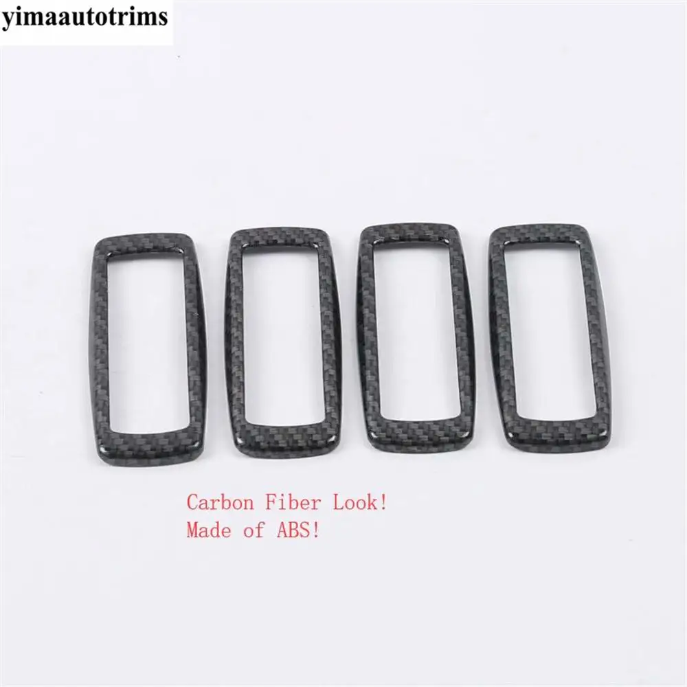 

Carbon Fiber / Matte Interior Refit Kit For Skoda Kodiaq 2017 - 2020 Rear Roof Reading Lights Lamps Cover Trim ABS Accessories