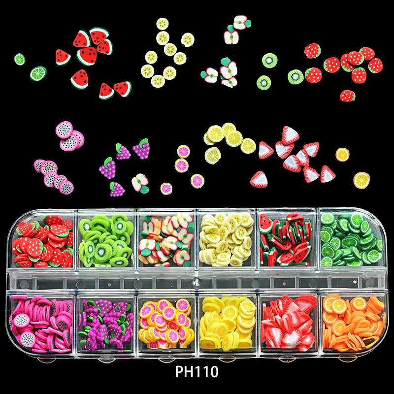 Голографический блестящий для ногтей хлопья блесток 12 шт в 1