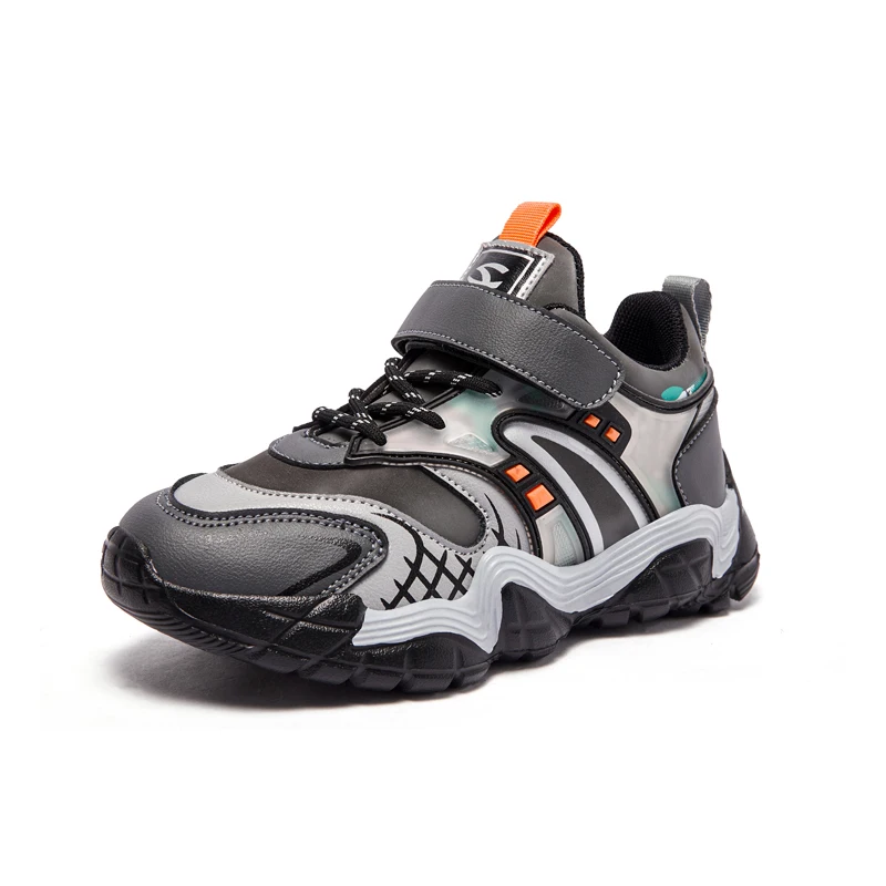 Zapatillas de deporte informales para ni&ntilde;o y ni&ntilde;a, zapatos coloridos de tendencia, EVA, fondo suave, antideslizante, botines para correr, suministros de actividades-4