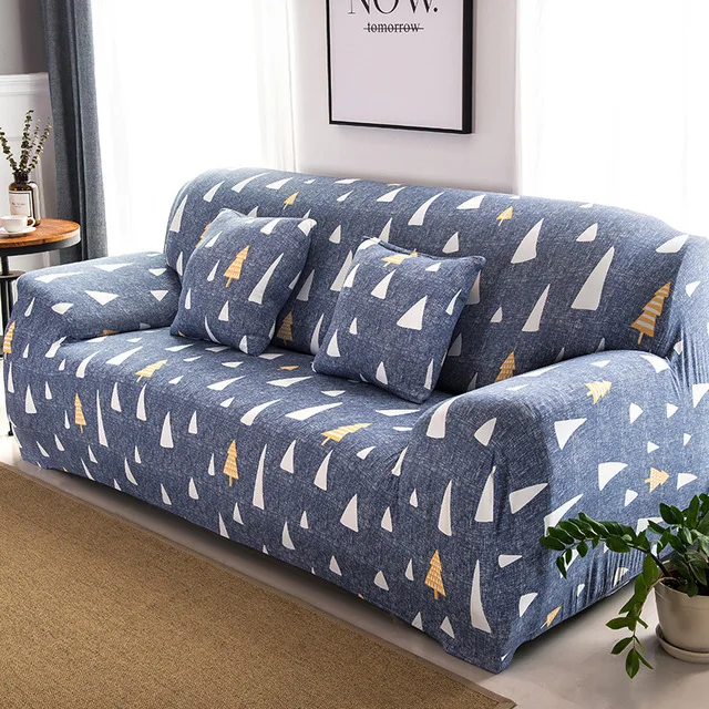 Чехлы для диванов из спандекса эластичные розовые с цветами гостиной|Чехлы