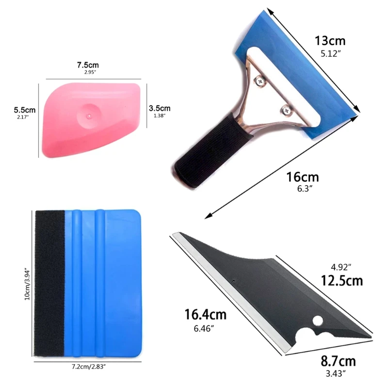 

2021 New Car Vinyl Wrap Film Squeegee Scraper Tools Sticker Wrapping Tool Tint Foil Stick