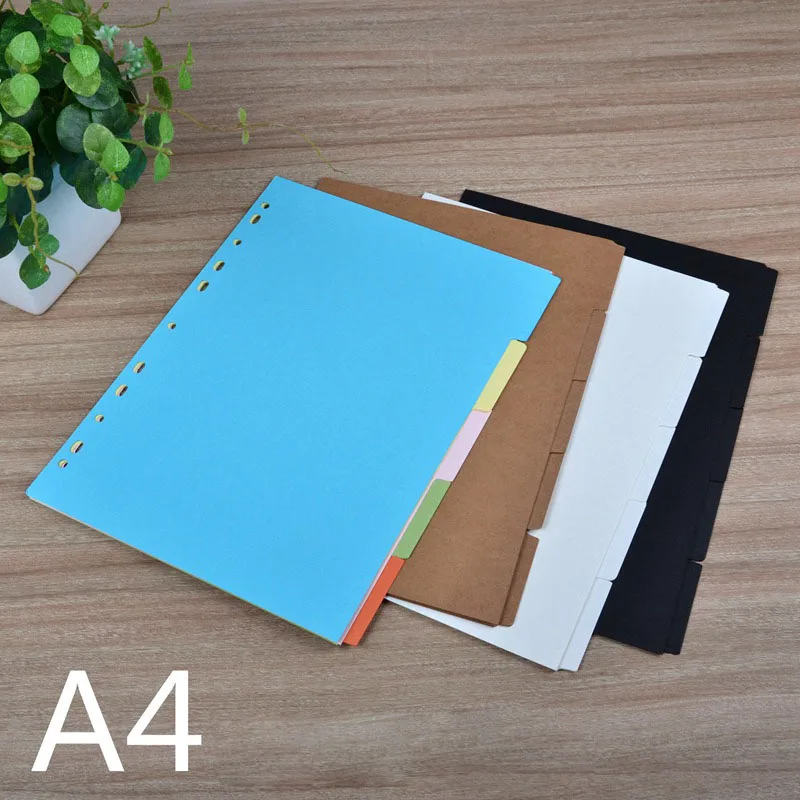 2 упаковки размер А5 верхняя сторона планировщика разделители для журналов