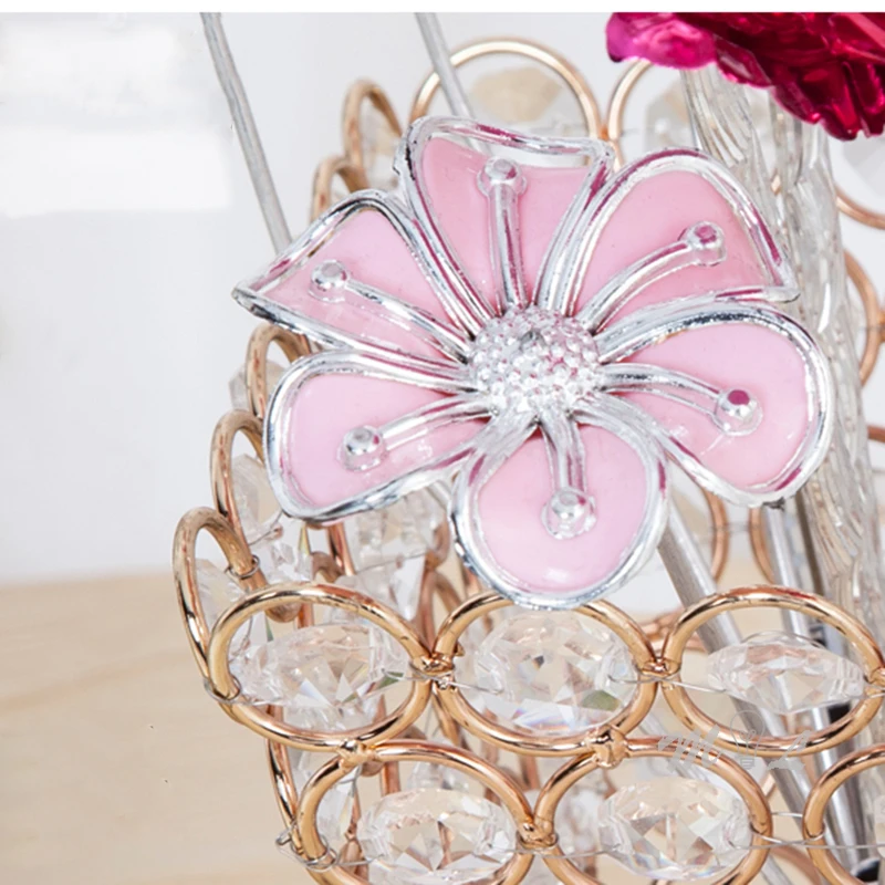 Modern Flower Beside Lamp Acrylic Table Lamps for Living Room Light Art Deco Bedroom Led Side Wedding Desk | Освещение